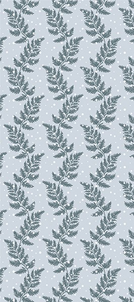Sapphire & Snow Print Christmas Tissue Paper
